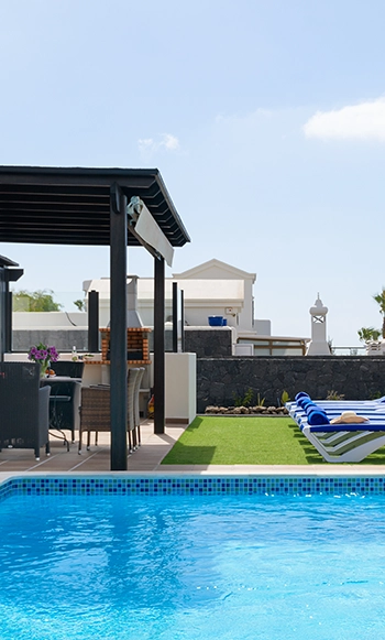 Pool of Villa Aguamarina 32 Pool of Hipoclub Villa Aguamarina 32