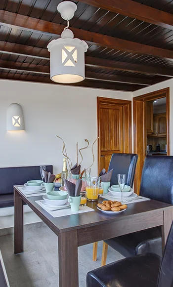 Dining area of Villa Aguamarina 2 Hipoclub Villa Aguamarina 2